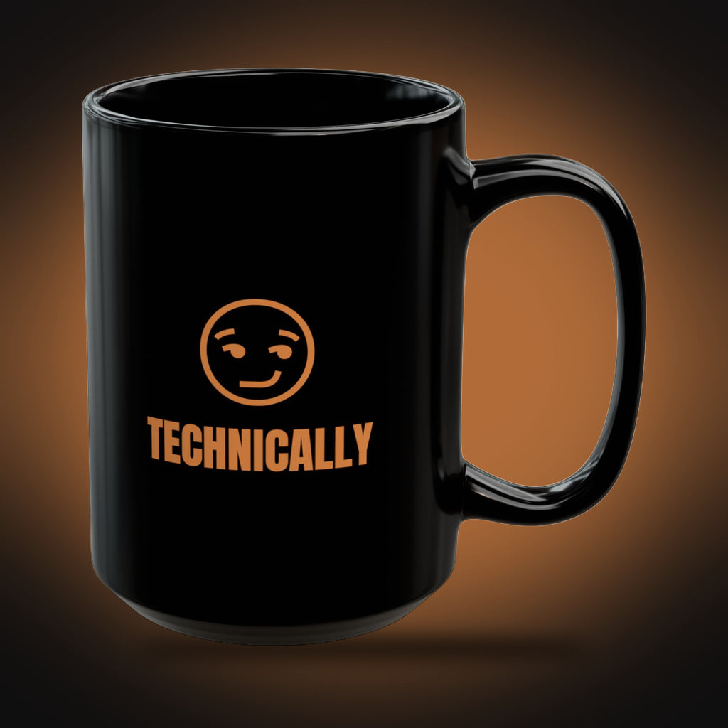 On the Nice List, Technically Mug (right view)